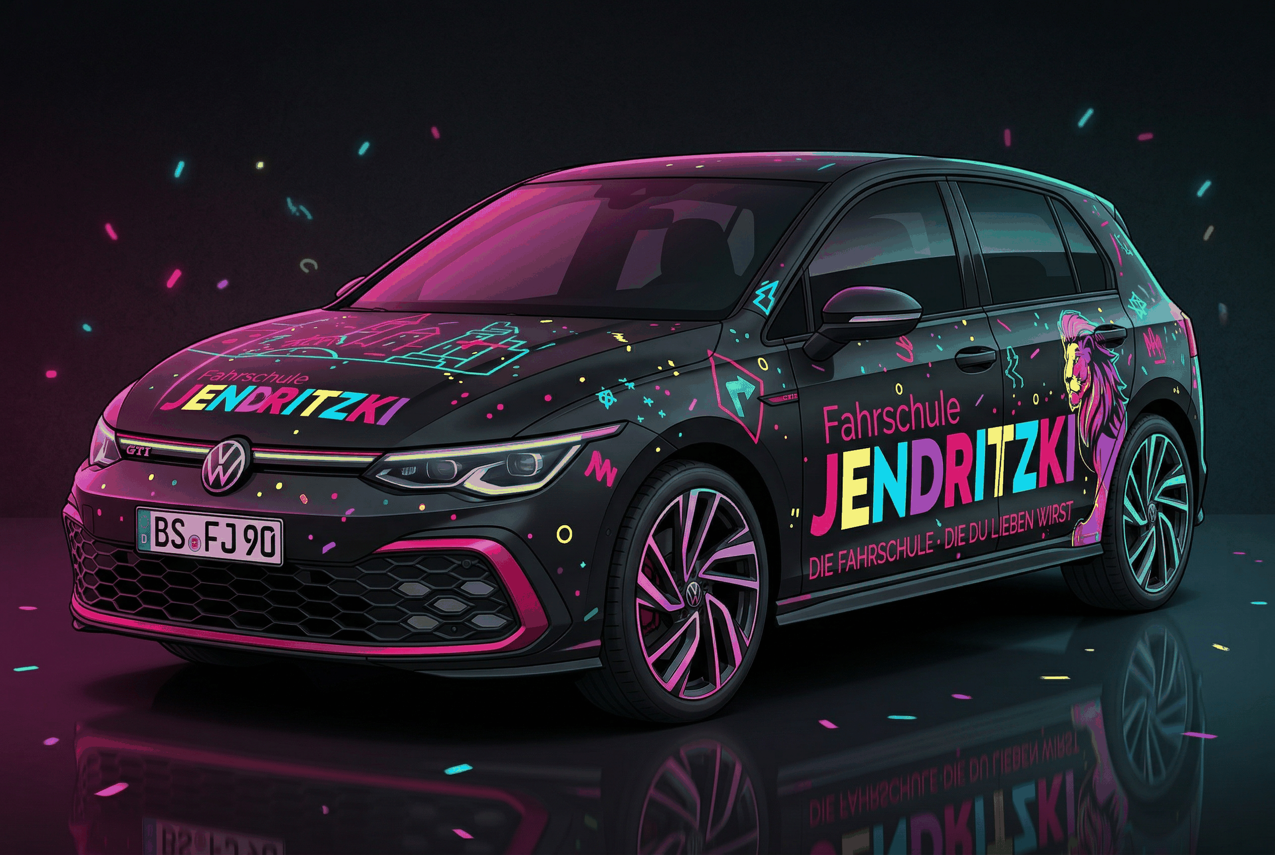 VW Golf GTI Fahrschulauto von Fahrschule Jendritzki