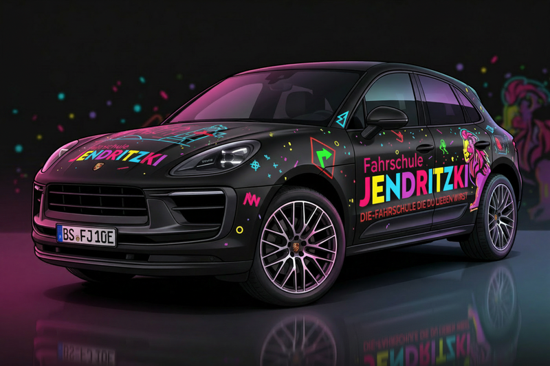 Porsche Macan Fahrschulauto von Fahrschule Jendritzki